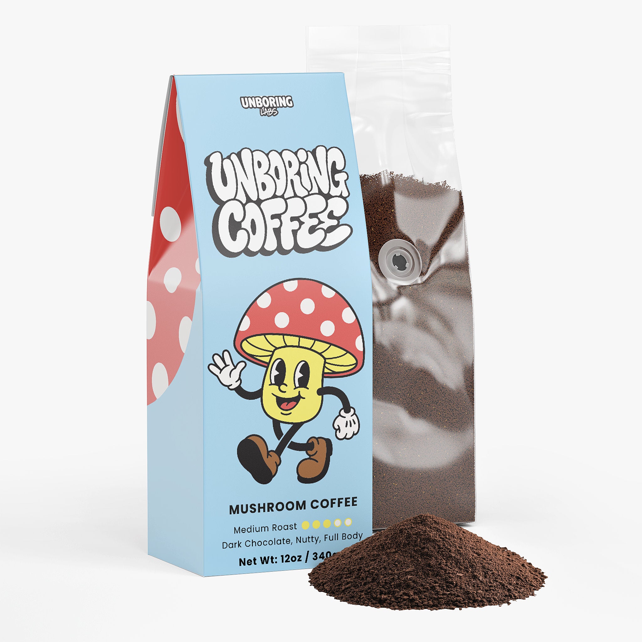 UnboringCoffee (Mushroom Coffee Medium Roast)